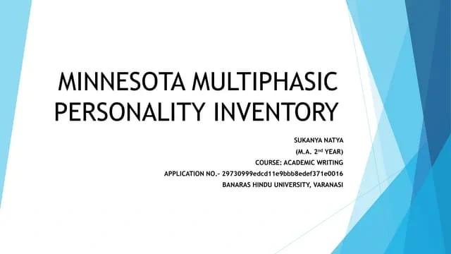 Minnesota Multiphasic Personality Inventory (MMPI)