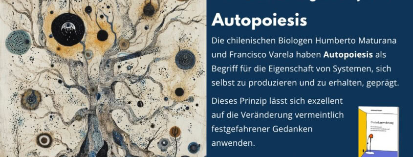 Autopoiesis als Begriff für die Eigenschaft von Systemen, sich selbst zu produzieren und zu erhalten